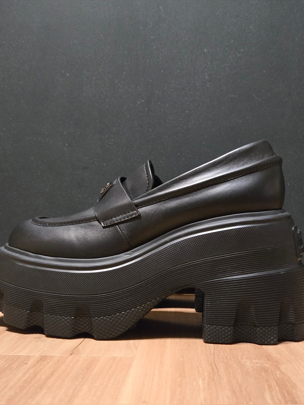 casadei | rock 110mm platform loafers | size: eu 41 (us 11/us 8) - Picture 14 of 14